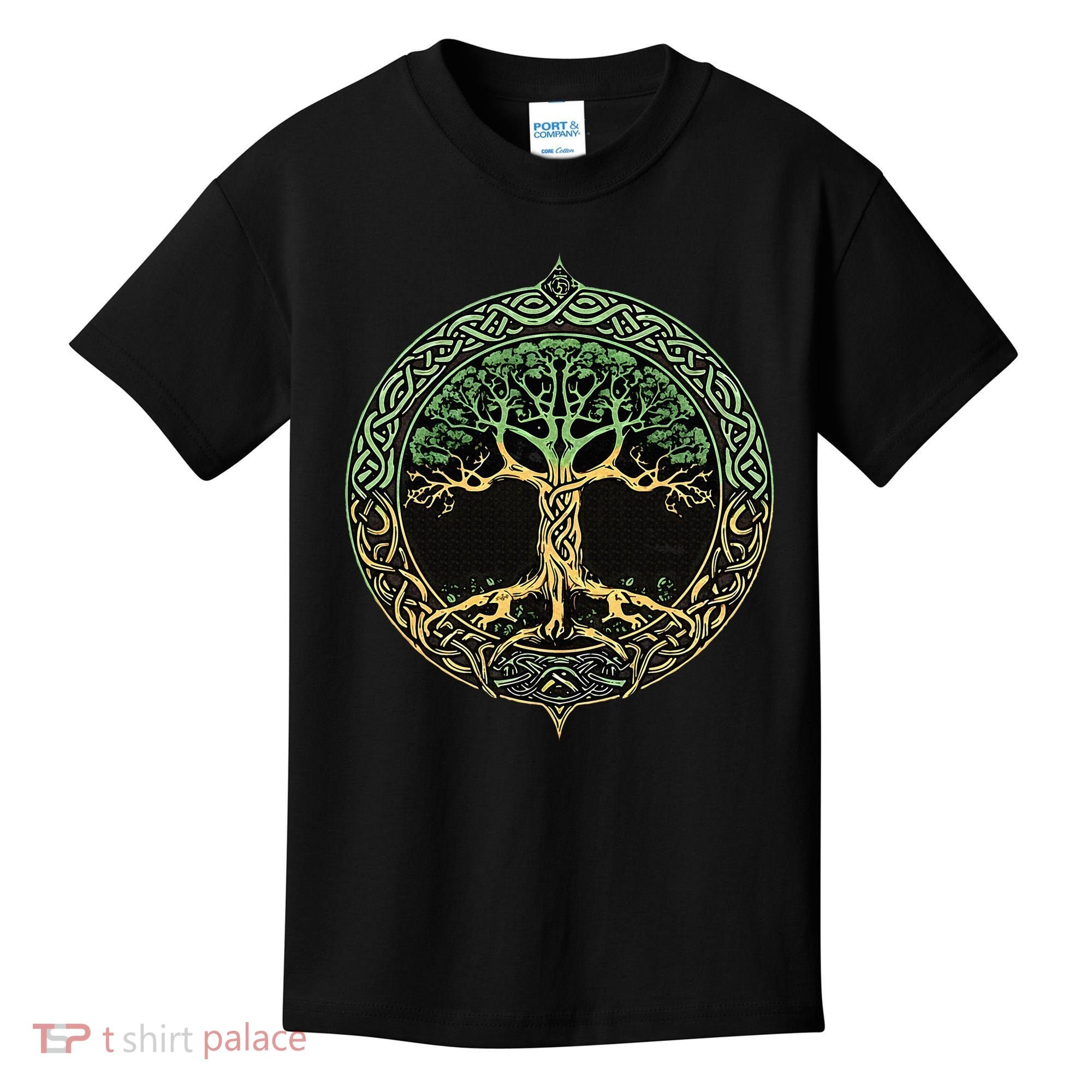 Tree Of Life Yggdrasil Kids T-Shirt
