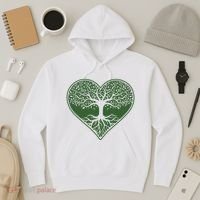Tree Of Life Heart Nature Hoodie thumb 3