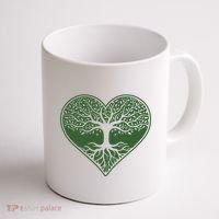 Tree Of Life Heart Nature Coffee Mug thumb 1