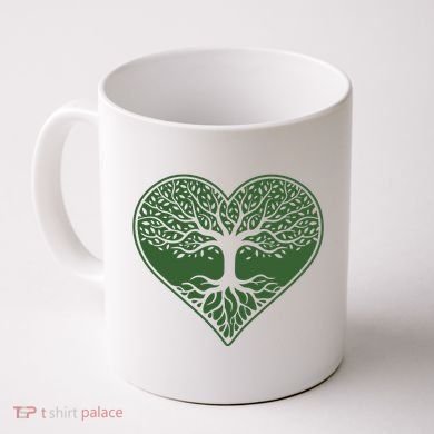 Tree Of Life Heart Nature Coffee Mug