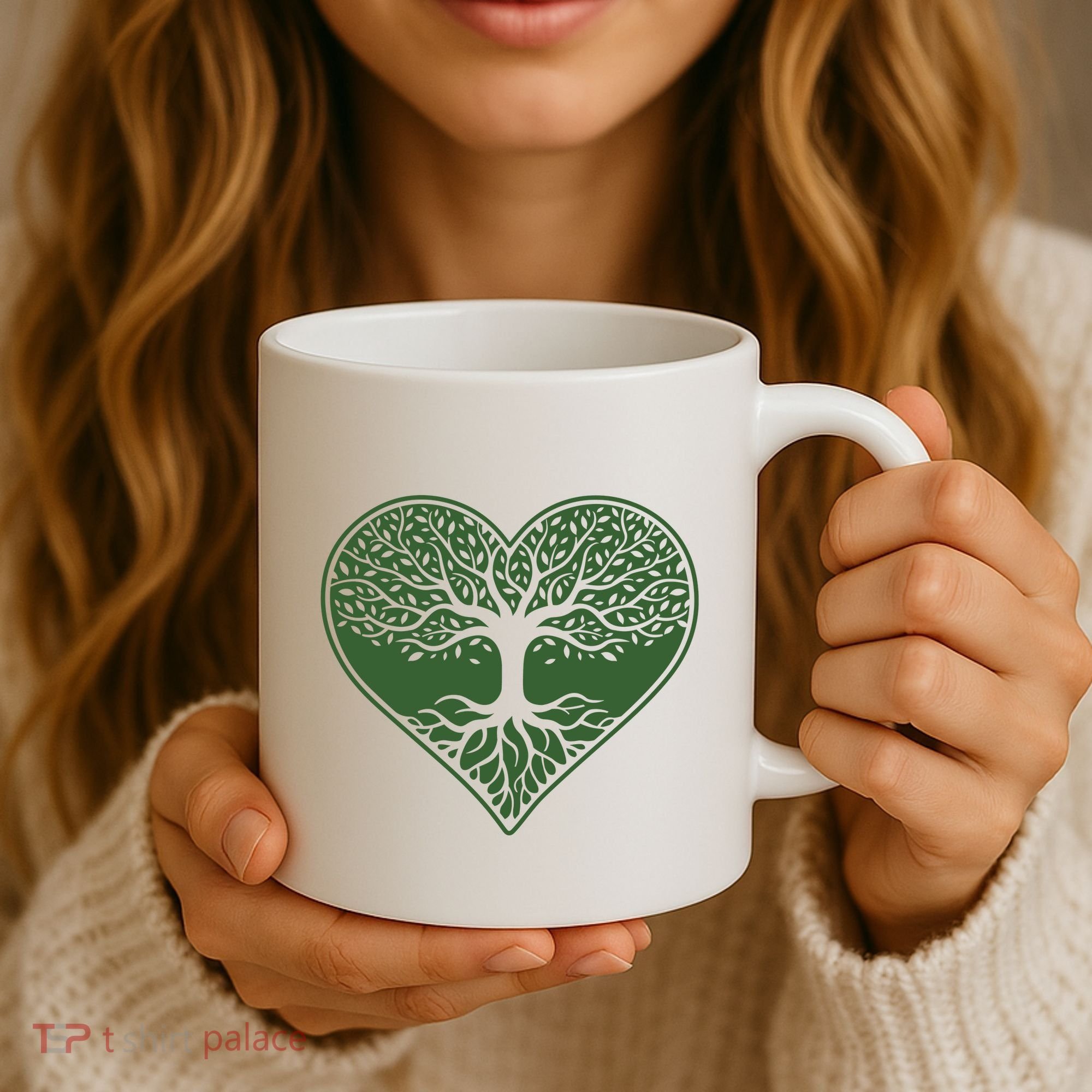 Tree Of Life Heart Nature Coffee Mug