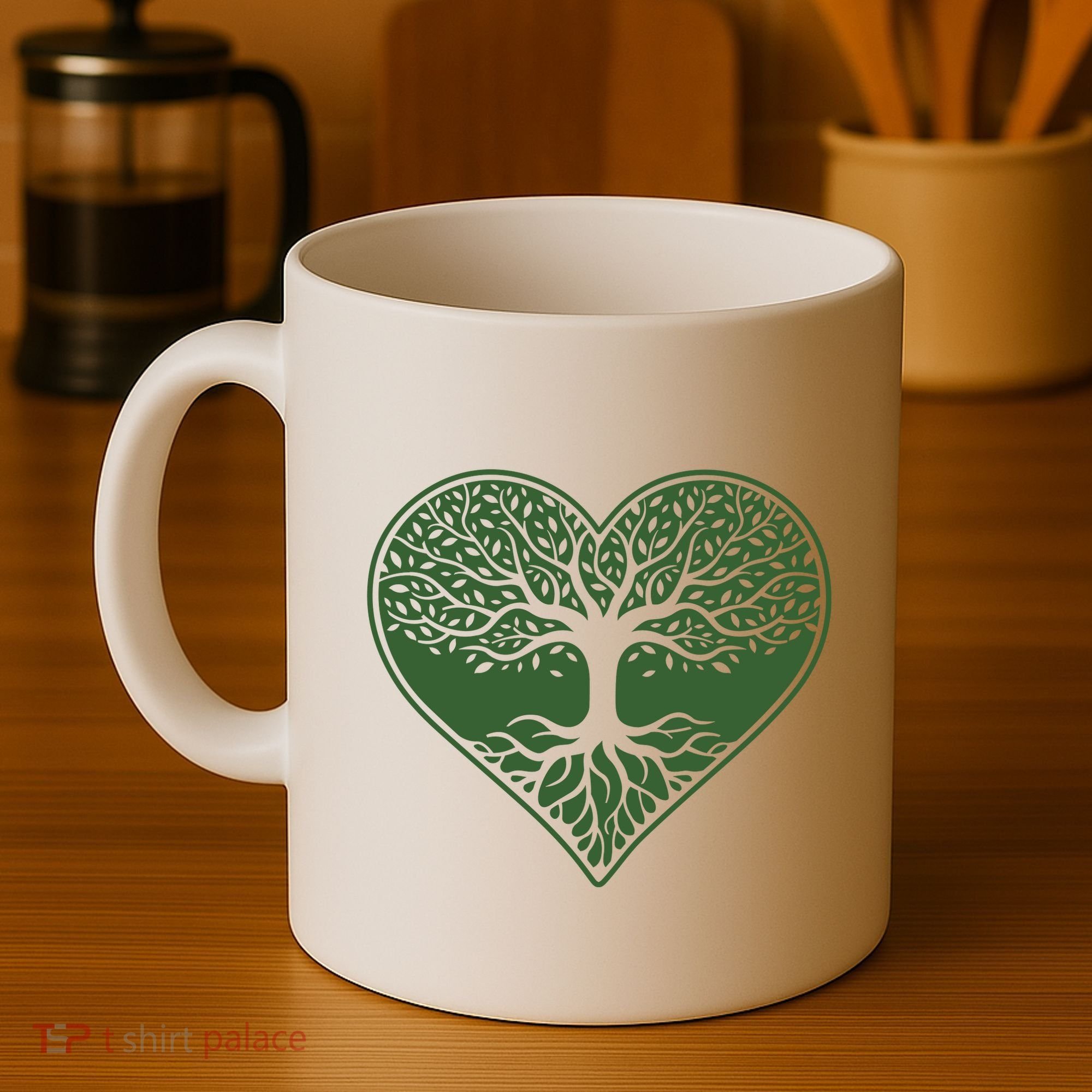 Tree Of Life Heart Nature Coffee Mug