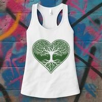 Tree Of Life Heart Nature Women's Tank Top thumb 3