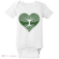 Tree Of Life Heart Nature Baby Bodysuit thumb 0