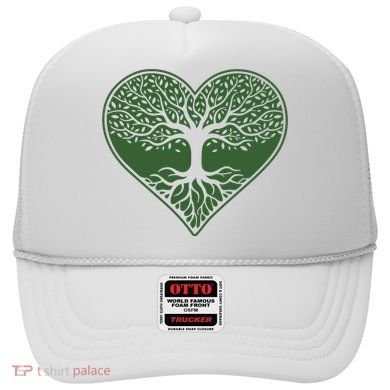 Tree Of Life Heart Nature Hat