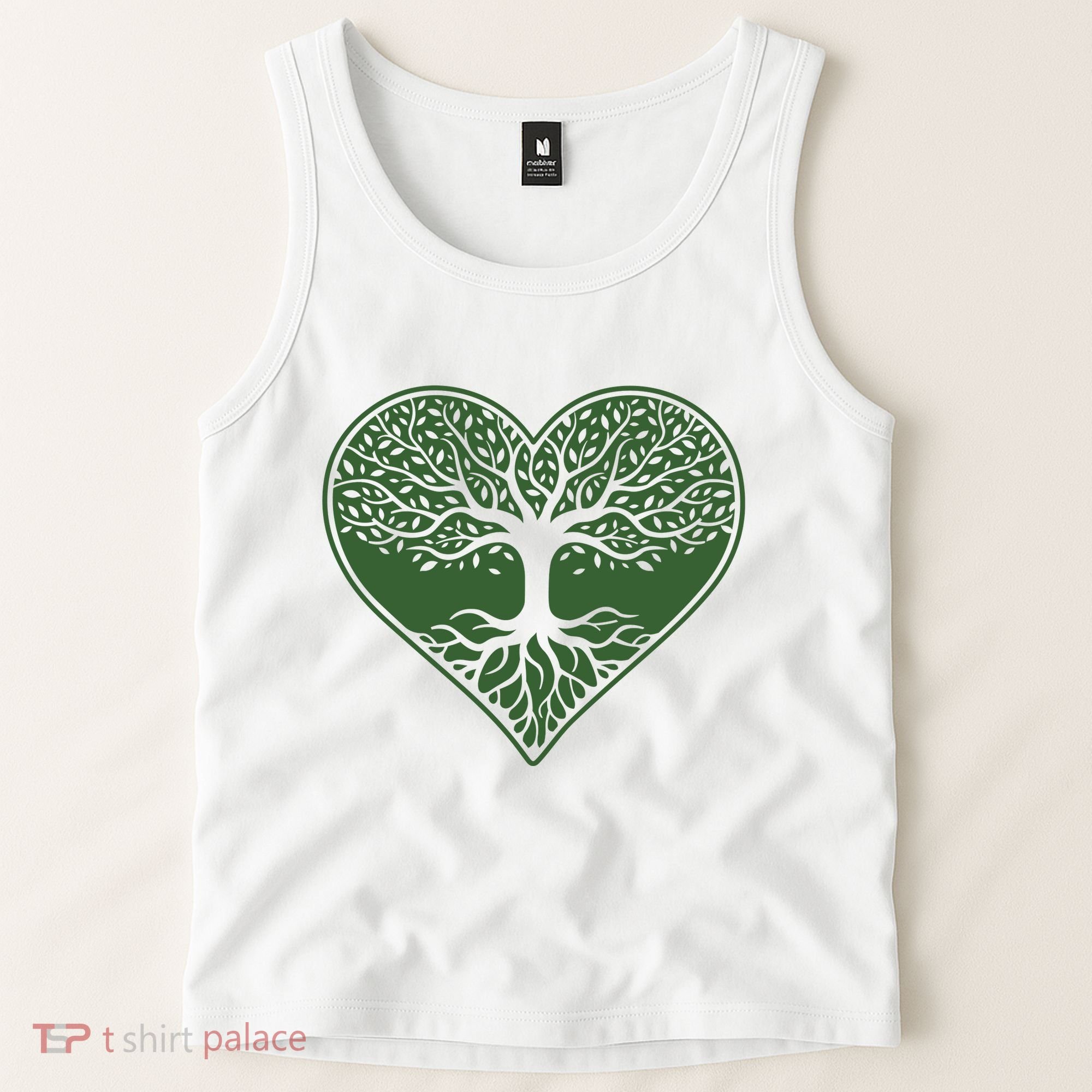 Tree Of Life Heart Nature Tank Top