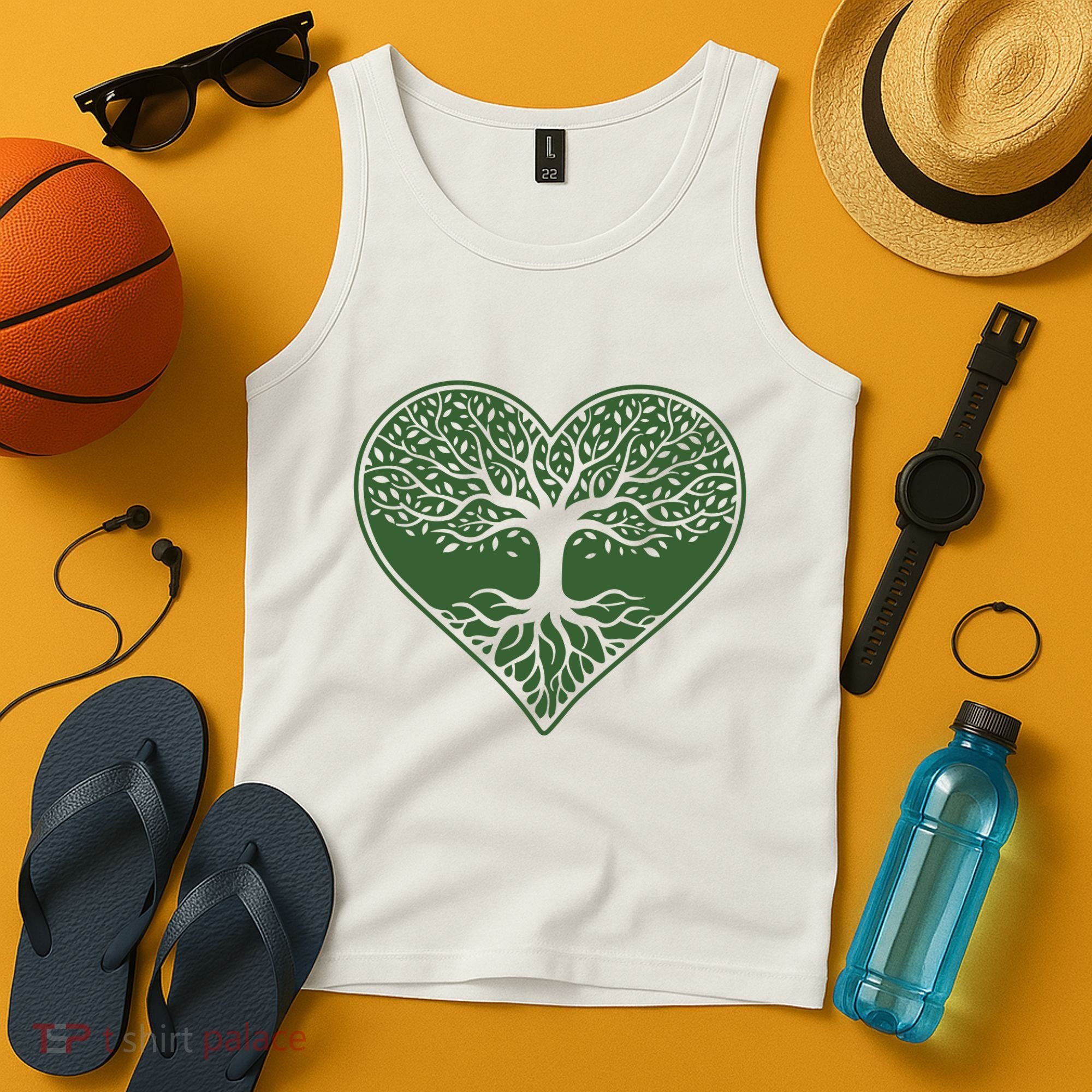 Tree Of Life Heart Nature Tank Top
