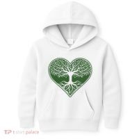 Tree Of Life Heart Nature Kids Hoodie thumb 0