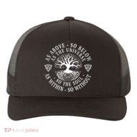 Tree Of Life Celtic As Above So Below As Above So Below As Within So Without Yupoong Adult 5-Panel Trucker Hat thumb 0