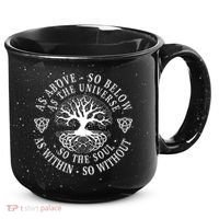 Tree Of Life Celtic As Above So Below As Above So Below As Within So Without 15oz Campfire Ceramic Mug thumb 0