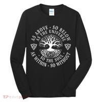 Tree Of Life Celtic As Above So Below As Above So Below As Within So Without Tall Long Sleeve Shirt thumb 0