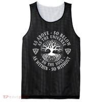 Tree Of Life Celtic As Above So Below As Above So Below As Within So Without Mesh Reversible Basketball Jersey Tank thumb 0