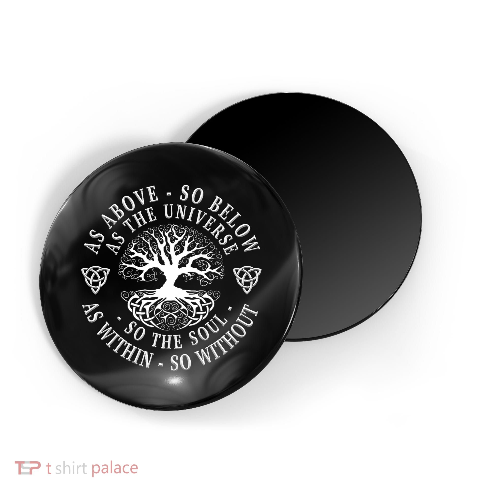 Tree Of Life Celtic As Above So Below As Above So Below As Within So Without Magnet