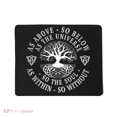 Tree Of Life Celtic As Above So Below As Above So Below As Within So Without Mousepad