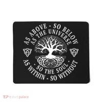 Tree Of Life Celtic As Above So Below As Above So Below As Within So Without Mousepad thumb 0