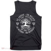 Tree Of Life Celtic As Above So Below As Above So Below As Within So Without Tank Top thumb 0
