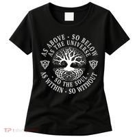 Tree Of Life Celtic As Above So Below As Above So Below As Within So Without Women's T-Shirt thumb 0