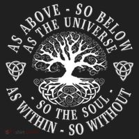 Tree Of Life Celtic As Above So Below As Above So Below As Within So Without Kids Plaid Pajama Set thumb 2
