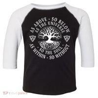 Tree Of Life Celtic As Above So Below As Above So Below As Within So Without Toddler Fine Jersey T-Shirt thumb 0
