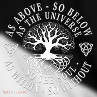 Tree Of Life Celtic As Above So Below As Above So Below As Within So Without Toddler Fine Jersey T-Shirt thumb 2