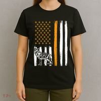 Thin Orange Line Dog Handler SAR K9 Search And Rescue T-Shirt thumb 4