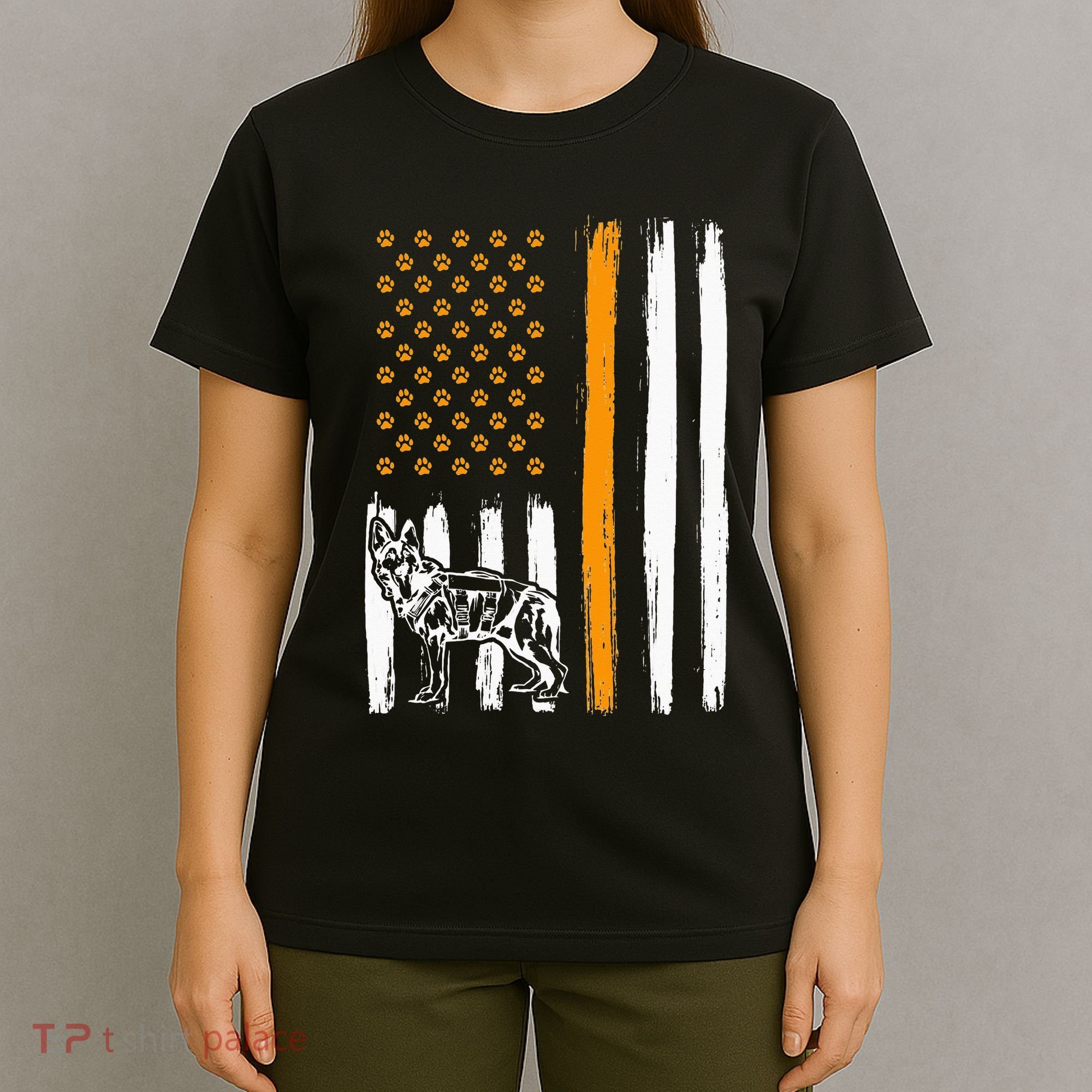Thin Orange Line Dog Handler SAR K9 Search And Rescue T-Shirt