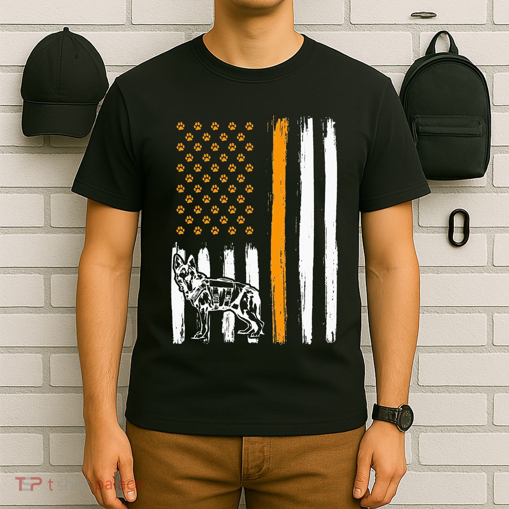 Thin Orange Line Dog Handler SAR K9 Search And Rescue T-Shirt