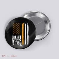 Thin Orange Line Dog Handler SAR K9 Search And Rescue Button thumb 0