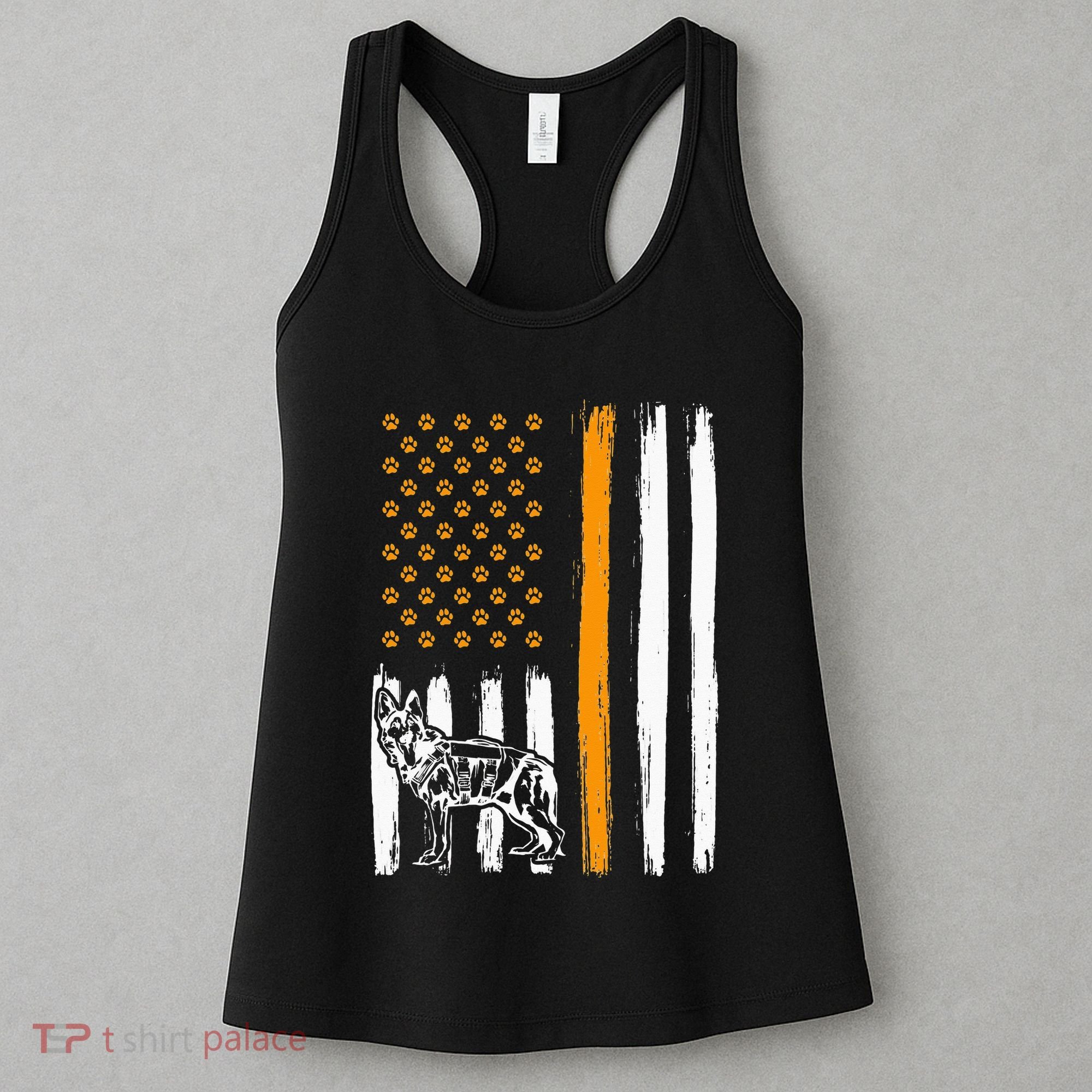 Thin Orange Line Dog Handler SAR K9 Search And Rescue Women's Tank Top