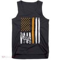 Thin Orange Line Dog Handler SAR K9 Search And Rescue Tank Top thumb 0