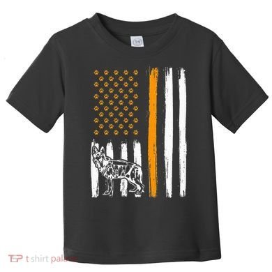 Thin Orange Line Dog Handler SAR K9 Search And Rescue Toddler T-Shirt