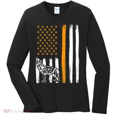 Thin Orange Line Dog Handler SAR K9 Search And Rescue Women's Long Sleeve Shirt