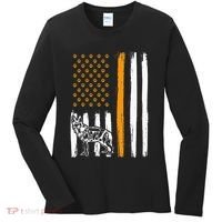 Thin Orange Line Dog Handler SAR K9 Search And Rescue Women's Long Sleeve Shirt thumb 0