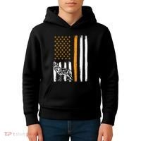 Thin Orange Line Dog Handler SAR K9 Search And Rescue Kids Hoodie thumb 4