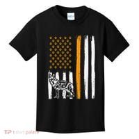 Thin Orange Line Dog Handler SAR K9 Search And Rescue Kids T-Shirt thumb 0