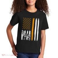 Thin Orange Line Dog Handler SAR K9 Search And Rescue Kids T-Shirt thumb 2