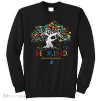 Tree Of Life Autism Awareness Month Puzzle ASD Supporter Sweatshirt thumb 0