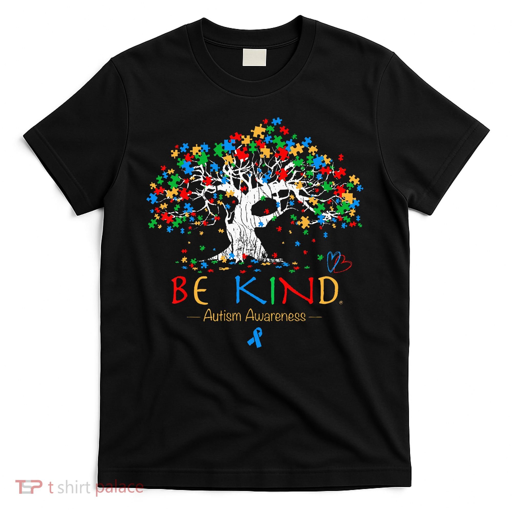 Tree Of Life Autism Awareness Month Puzzle ASD Supporter T-Shirt