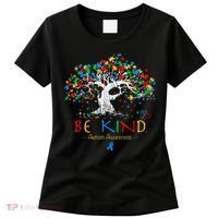 Tree Of Life Autism Awareness Month Puzzle ASD Supporter Women's T-Shirt thumb 0
