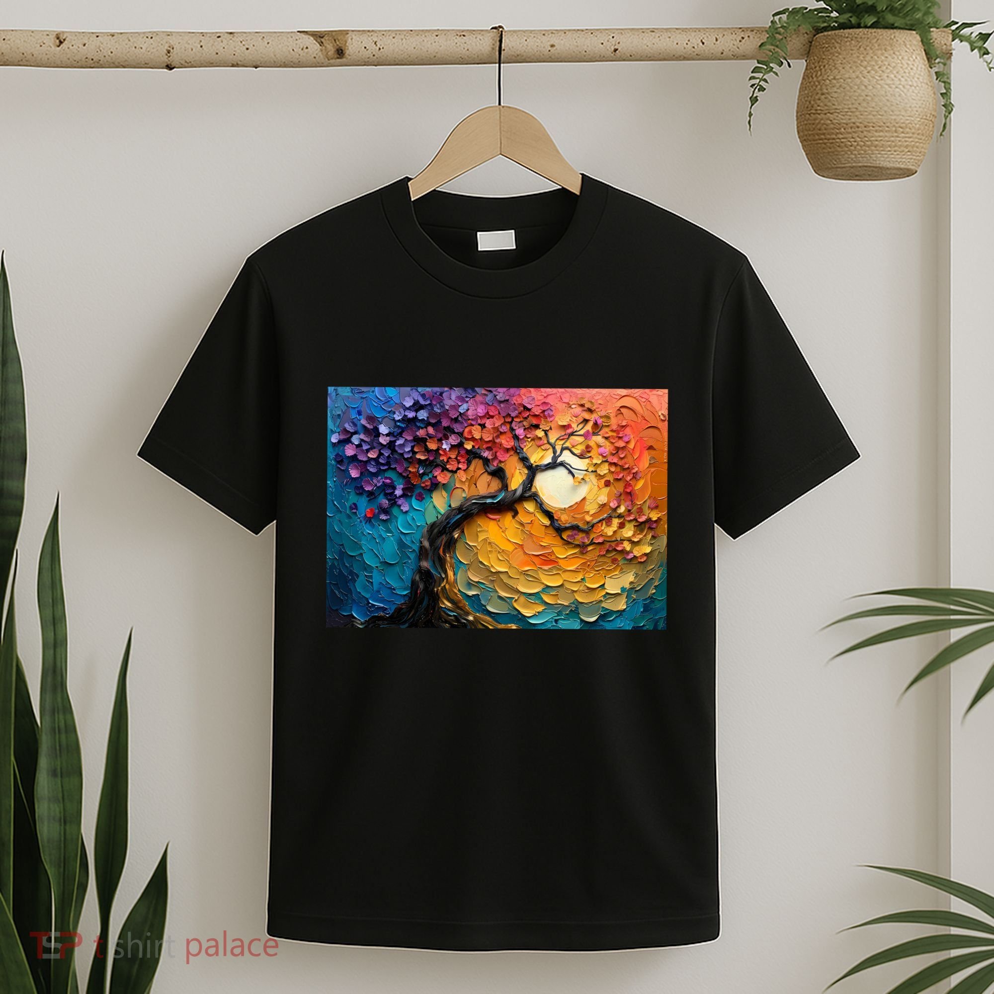 Tree Of Life Oil Painting T-Shirt