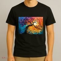 Tree Of Life Oil Painting T-Shirt thumb 3