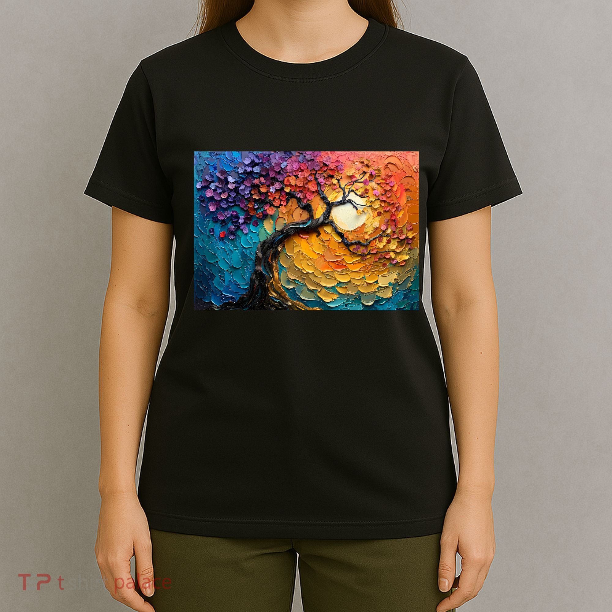 Tree Of Life Oil Painting T-Shirt