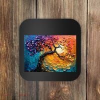 Tree Of Life Oil Painting Coaster thumb 0