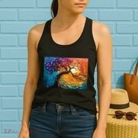 Tree Of Life Oil Painting Women's Tank Top thumb 2