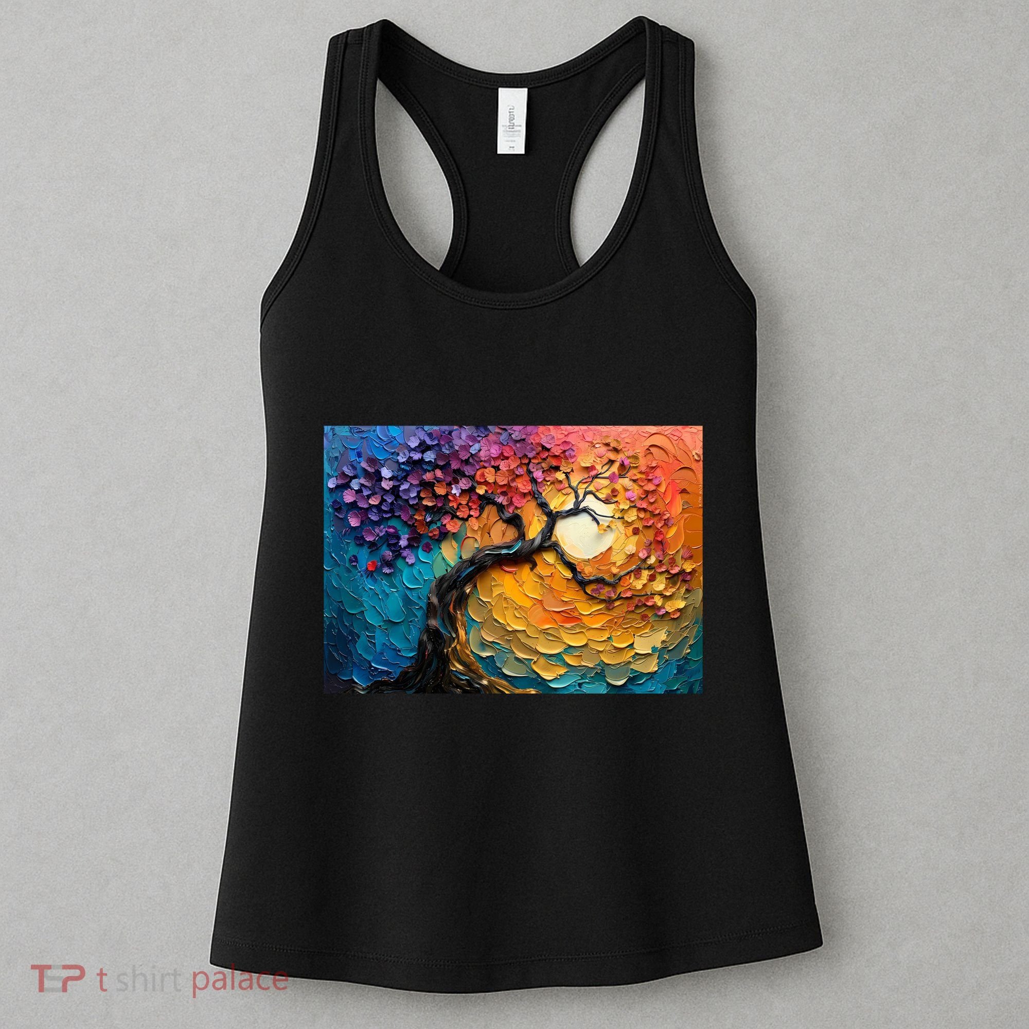 Tree Of Life Oil Painting Women's Tank Top