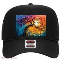 Tree Of Life Oil Painting Hat thumb 0