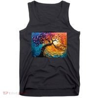 Tree Of Life Oil Painting Tank Top thumb 0