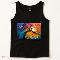 Tree Of Life Oil Painting Tank Top thumb 2