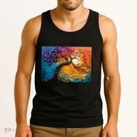 Tree Of Life Oil Painting Tank Top thumb 3