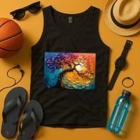 Tree Of Life Oil Painting Tank Top thumb 4